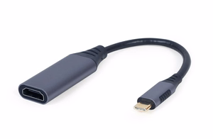 Cablexpert A-USB3C-HDMI-01 vaizdo kabelio adapteris 0.15 m USB Type-C pilkas