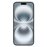 Glitter Magsafe dėklas telefonui iPhone 16 skaidrus