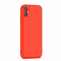 Silicon dėklas for Xiaomi Redmi Note 14 5G (Global) raudonas