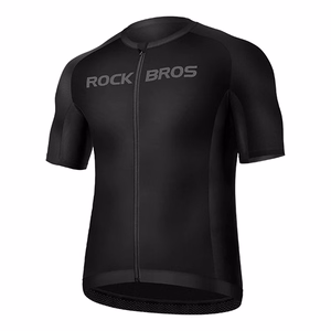 Rockbros 15120002007 dviratininko marškinėliai trumpomis rankovėmis XXXXL - juoda