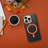 Dėklas SIMPLY suderinamas su MagSafe iPhone 15 titano juodas