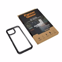 PanzerGlass ClearCase iPhone 13 Mini 5.4" juodas Antibacterial Military grade SilverBullet 0318
