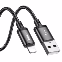 Kabelis USB-A į Lightning Hoco 2,4A 3 m X91 juodas