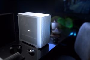 Logic DART PRO MINI USB-C kompiuterio korpusas, baltas