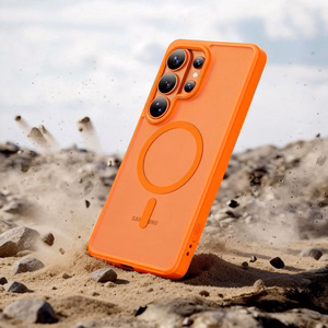 Tech-Protect Magmat MagSafe Dėklas for Samsung Galaxy S26 Ultra - oranžinis Matinis