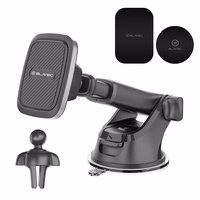 Blavec Automobilio laikiklis BH-06 magnetinis prie priekinio stiklo ir oro angos (BH06-MAVWSB) juodas