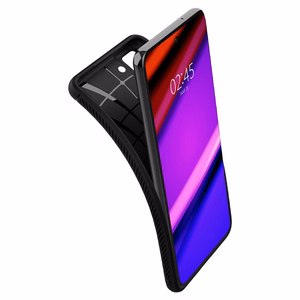 Spigen Rugged Armor dėklas telefonui Samsung Galaxy S21 FE - matinė juoda