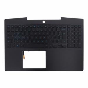 Klaviatūra su korpusu (palmrest) Dell G3 15 3590 / G5 15 5500 UK P0NG7 0P0NG7 (šviečianti)