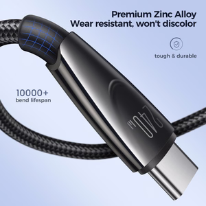 USB kabelis Joyroom SA31-CC5 USB-C to USB-C 240W 1.2m juodas