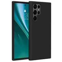 Etteri Silikoninis dėklas telefonui Samsung Galaxy S22 Ultra juodas