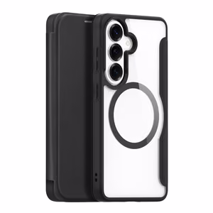 Dux Ducis Skin X Pro MagSafe совместимый чехол-кошелек Samsung Galaxy S26+ - черный