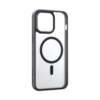 Etteri matinė magnetinė dėklas telefonui iPhone 12 / 12 Pro 6,1" juoda