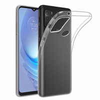 Dėklas telefonui itin plonas 0,5 mm skirtas MOTOROLA G31 permatomas