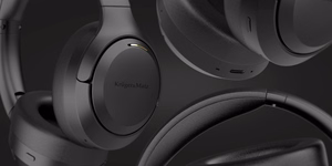 Krüger&Matz F8A belaidės ant ausų dedamos ausinės su ANC, juodos