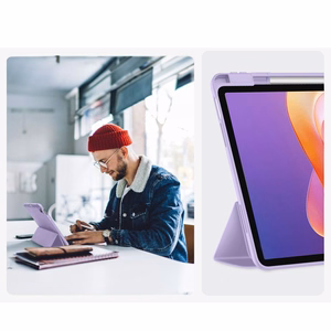 Tech-Protect SmartCase Pen deklas Xiaomi Redmi Pad 2 11.0 - Violetinis