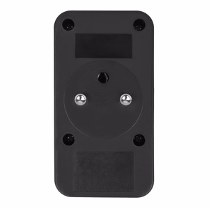 Maclean MCE249 F/B – mains socket splitter, 2 sockets, 4 USB ports: 2×USB-A and 2×USB-C PD 20 W, 1×16 A + 1×6 A