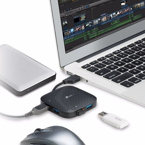 TP-Link UH400 USB 3.2 Gen 1 (3.1 Gen 1) Type-A 5000 Mbit/s juodas