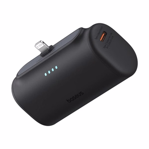 Išorinė baterija OS-Baseus Compact IP 5000mAh 20W (juoda)