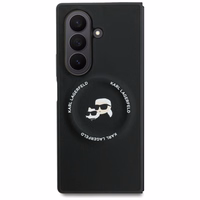 KARL LAGERFELD dėklas telefonui SAMSUNG Z Fold7 KLHMZFD7PSMLRKCK suderinamas su Magnetine (PU K&C) juodas