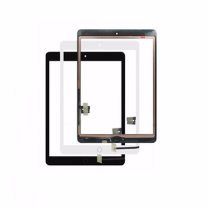 Jutiklinio ekrano skaitmenintuvas, suderinamas su Apple iPad 10.2 2021 9 karta, juodas su pradžios mygtuku, originalus