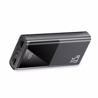 Išorinė baterija Tech-Protect PB13 20000mAh 22.5W 2x USB-A / USB-C / Lightning su USB-C / USB-A kabeliu - pilka