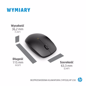 HP 230 беспроводная мышь + клавиатура