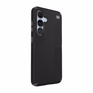 Speck Presidio2 Grip Magnet dėklas, skirtas „Samsung Galaxy S25 / S24“, juodas / skalūno pilkos spalvos