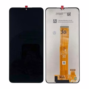 Ekranas Samsung A135 A13 4G su lietimui jautriu stikliuku juodas ORG