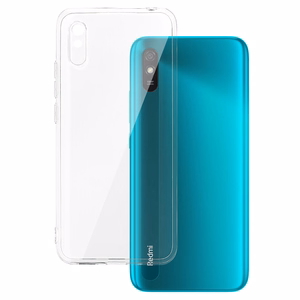Galinis dėklas 2 mm XIAOMI REDMI 9A skaidrus