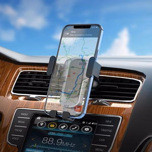 HOCO gravitacinis automobilinis laikiklis oro angai CA103 juodas