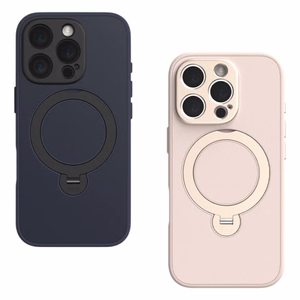 Moshi Kameleon MagSafe dėklas, skirtas iPhone 16 Pro Max, su atrama, „Shell Pink“ spalvos