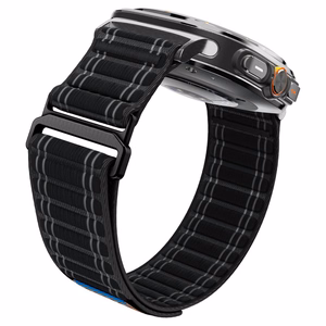 SPIGEN WBF0 dirželis SAMSUNG GALAXY WATCH ULTRA 2024 / 2025 (47 MM) juodas