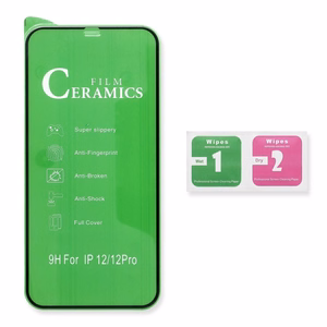 5D pilno klijavimo keraminis apsauginis stiklas – iPhone 7 / 8 4,7" juodas