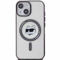 Karl Lagerfeld KLHMP15SHCHNOTK iPhone 15 6.1" skaidrus kietas dėklas IML Choupette's Head MagSafe