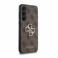 Guess 4G Big Metal Logo dėklas telefonui Samsung Galaxy A35 - rudas