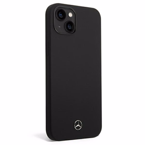 Mercedes Silicone Line dėklas iPhone 14 Plus - juodas