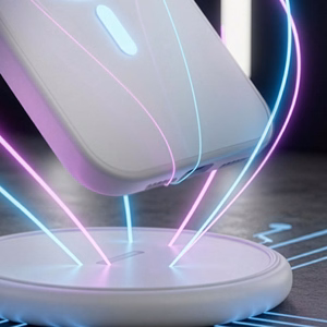 "3mk Smoke MagCase" dėklas, skirtas "iPhone 17 Pro Max" - baltas-permatomas