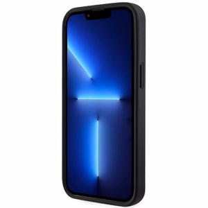 Guess GUHMP14SHGCFSEK iPhone 14 6.1" juodas/juodas kietas dėklas GCube Stripes Magnetinis