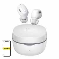 Ausinės "TWS Baseus Bowie WM01" (baltos spalvos)