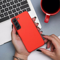 SILICONE dėklas telefonui SAMSUNG S25 FE persikinis