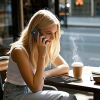 Tech-Protect piniginės magnetinis dėklas telefonui iPhone 17 - matinė juoda