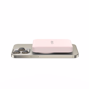 Tech-Protect LifeMag PB11 išorinė baterija su MagSafe 10000mAh 15W USB-C jungtimi - rožinė + USB-C kabelis