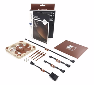 Noctua NF-A12x15 FLX Kompiuterio korpuso ventiliatorius 12 cm smėlio, rudas