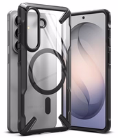 Ringke Fusion X Magnetic MagSafe Dėklas for Samsung Galaxy S26 - Clear juodas