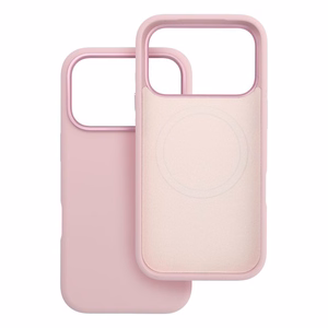 Dėklas Samsung S26 Forcell F-Protect Frame Premium suderinamas su MagSafe rožinis