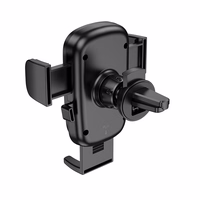 Borofone Automobilinis laikiklis BH69 ventiliacijos angos tvirtinimas juodas