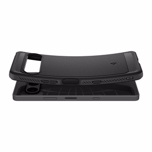 Spigen Rugged Armor dėklas Sony Xperia 10 VII telefonui - matinė juoda