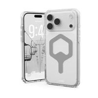 UAG Plyo MagSafe dėklas telefonui iPhone 17 Pro Max - skaidrus sidabrinis