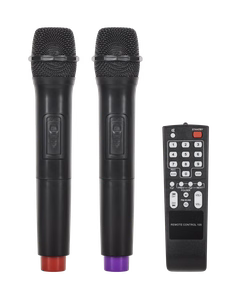 Aktyvi garso kolonėlė su 2 belaidžiais mikrofonais, SD, Bluetooth, USB, 12 colių, 40 W