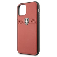 Ferrari FEOBAHCN58RE iPhone 11 Pro 5.8" raudonas/raudonas kietas dėklas Off Track Leather